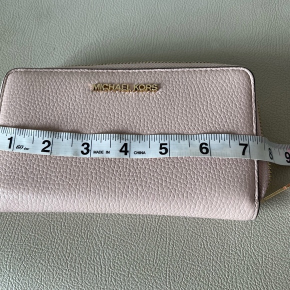 Michael Kors Jet Set Travel Large Multifunctional Phone Case Wallet Pink - Picture 7 of 7